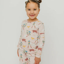 Load image into Gallery viewer, COPPER PEARL® 2pc Long Sleeve Pajama Set WONDER WOMAN™