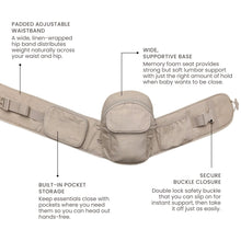 Load image into Gallery viewer, Copper Pearl Everyday Hip Carrier - Taupe