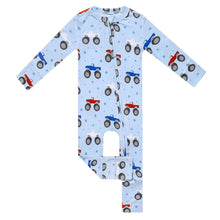 Load image into Gallery viewer, COPPER PEARL® Convertible Bamboo Zip-Up Footie Pajama - Easton
