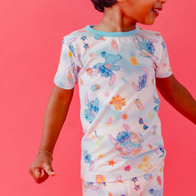 Load image into Gallery viewer, COPPER PEARL® 2pc Short Sleeve Pajama Set - Disney Stitch Dreamsicles