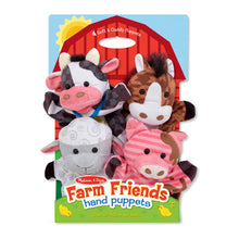 Load image into Gallery viewer, Farm Friends Hand Puppets