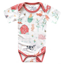 Load image into Gallery viewer, COPPER PEARL® Short Sleeve Bodysuit FARMSTEAD