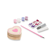 Load image into Gallery viewer, Created by Me! Heart Box Wooden Craft Kit