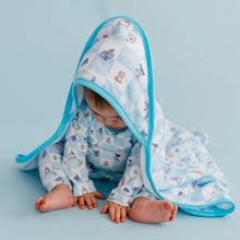 Load image into Gallery viewer, COPPER PEARL® Hooded Towel Monsters Inc. Medley
