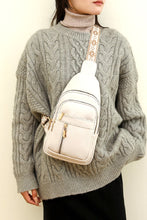 Load image into Gallery viewer, Vegan Leather Crossbody Sling Bag