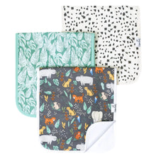 Load image into Gallery viewer, COPPER PEARL® Premium Burp Cloth 3pk BENGAL