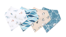 Load image into Gallery viewer, COPPER PEARL® Baby Bandana Bib Set 4pk ARTIC WONDER
