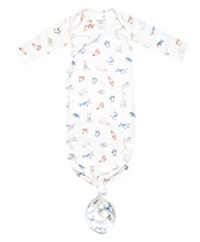 Load image into Gallery viewer, COPPER PEARL® Newborn Knotted Gown ARTIC WONDER