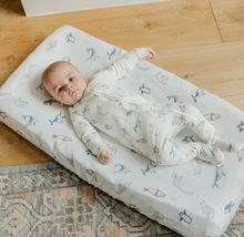 Load image into Gallery viewer, COPPER PEARL® Diaper Changing Pad Cover ARTIC WONDER