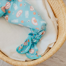 Load image into Gallery viewer, COPPER PEARL® Newborn Knotted Gown - Slam Dunk