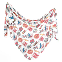 Load image into Gallery viewer, COPPER PEARL® Knit Blanket DISNEY PIXAR BUMPER STICKERS