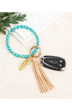 Load image into Gallery viewer, Boho Stone Keyring Bracelet