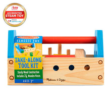 Load image into Gallery viewer, Take-Along Tool Kit Wooden Toy