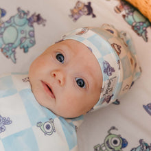 Load image into Gallery viewer, COPPER PEARL® Top Knot Hat - Monsters Inc. Medley