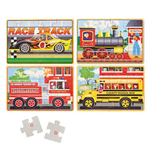 Load image into Gallery viewer, Vehicles Jigsaw Puzzles in a Box