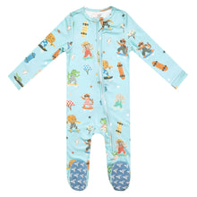 Load image into Gallery viewer, COPPER PEARL® Zip-Up Footed Pajama - TANNER