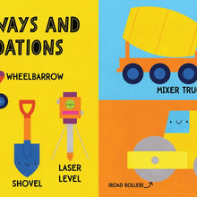 Load image into Gallery viewer, My First 100 Construction Words- Board Book Padded