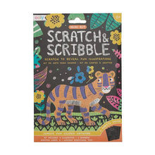 Load image into Gallery viewer, Mini Scratch & Scribble Art Kit: Jungle Fun