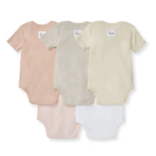 Load image into Gallery viewer, Set of 5 Solid Short Sleeve Bodysuits - Pink Sand