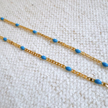 Load image into Gallery viewer, Color Pop Enamel Chain Necklace