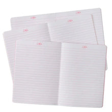 Load image into Gallery viewer, He Leads Me Pink Floral Large Notebook Set
