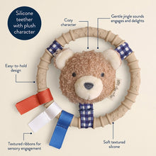 Load image into Gallery viewer, Itzy Ring Pal™ - Teething Ring with Plush Character