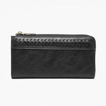 Load image into Gallery viewer, Gia Braided Detail Zip-Top Wallet