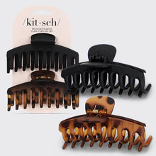 Load image into Gallery viewer, Recycled Plastic Oversized Matte Claw Clips 2pc Set