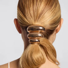 Load image into Gallery viewer, Gold Metal Cloud Cuff - Medium