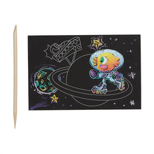 Load image into Gallery viewer, Mini Scratch & Scribble Art Kit: Wacky Universe