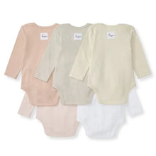 Load image into Gallery viewer, Set of 5 Solid Long Sleeve Bodysuits - Pink Sand