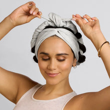 Load image into Gallery viewer, Set & Flow Heatless Curling Headband - Heather Gray