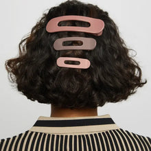 Load image into Gallery viewer, Flat Lay Claw Clip 3pc Flat - Ultra Glossy Terracotta