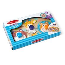 Load image into Gallery viewer, Safari Jumbo Peg Puzzle - 3 Pieces