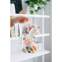 Load image into Gallery viewer, Link & Love™ Unicorn Activity Plush Silicone Teether Toy