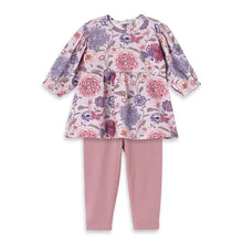 Load image into Gallery viewer, Floral Top & Leggings Set – Bamboo Cotton Vintage Bloom