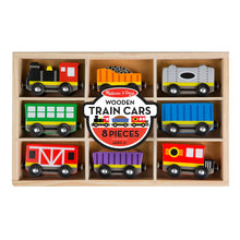Load image into Gallery viewer, Magnetic Wooden Train Cars