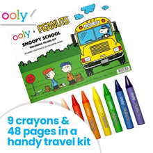 Load image into Gallery viewer, OOLY X Peanuts - Snoopy School Coloring Travel Kit