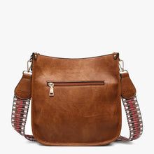 Load image into Gallery viewer, Jen&Co® Chloe Crossbody with Guitar Strap - Brown
