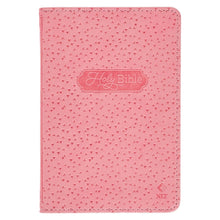 Load image into Gallery viewer, Pink Faux Leather NLT New Testament Keepsake Bible for Girls