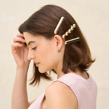 Load image into Gallery viewer, Gold Metal Barrettes