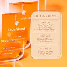 Load image into Gallery viewer, Touchland Hand Sanitizing Mist - Citrus Grove