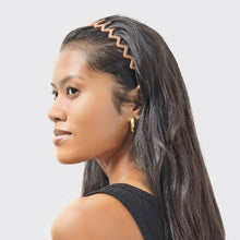 Load image into Gallery viewer, Recycled Plastic Zig Zag Headband 2pc