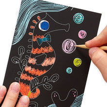 Load image into Gallery viewer, Mini Scratch & Scribble Art Kit: Friendly Fish