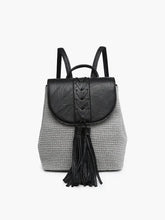 Load image into Gallery viewer, Jen & Co Eleanora Straw Backpack