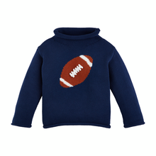 Load image into Gallery viewer, Football Rollneck Toddler Sweater