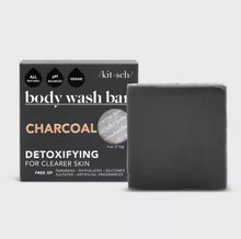 Load image into Gallery viewer, Charcoal Detoxifying Body Wash Bar