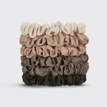 Load image into Gallery viewer, Ultra Petite Satin Scrunchies - 6 piece