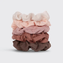 Load image into Gallery viewer, Assorted Textured Scrunchies 5pc - Teracotta