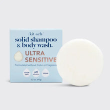Load image into Gallery viewer, Ultra Sensitive Solid Shampoo& Body Wash Bar